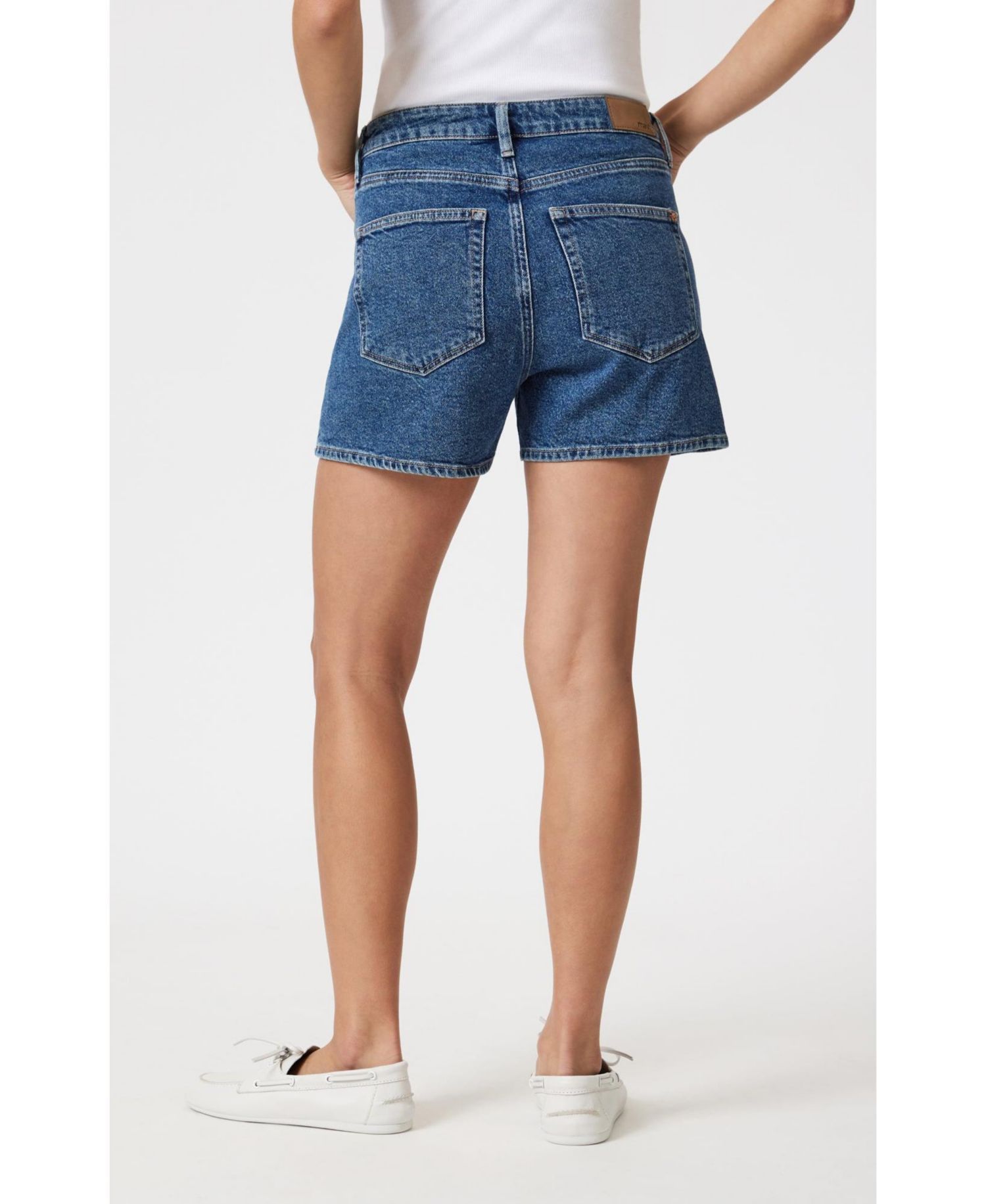 Women's Mavi's Heidi High Rise Relaxed Short In Dark Shaded 90'S