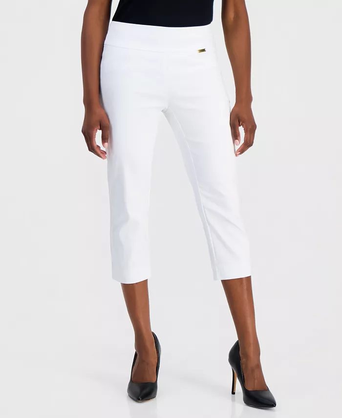 Petite Tummy-Control Pull-On Capri Pants - thumbnail 7