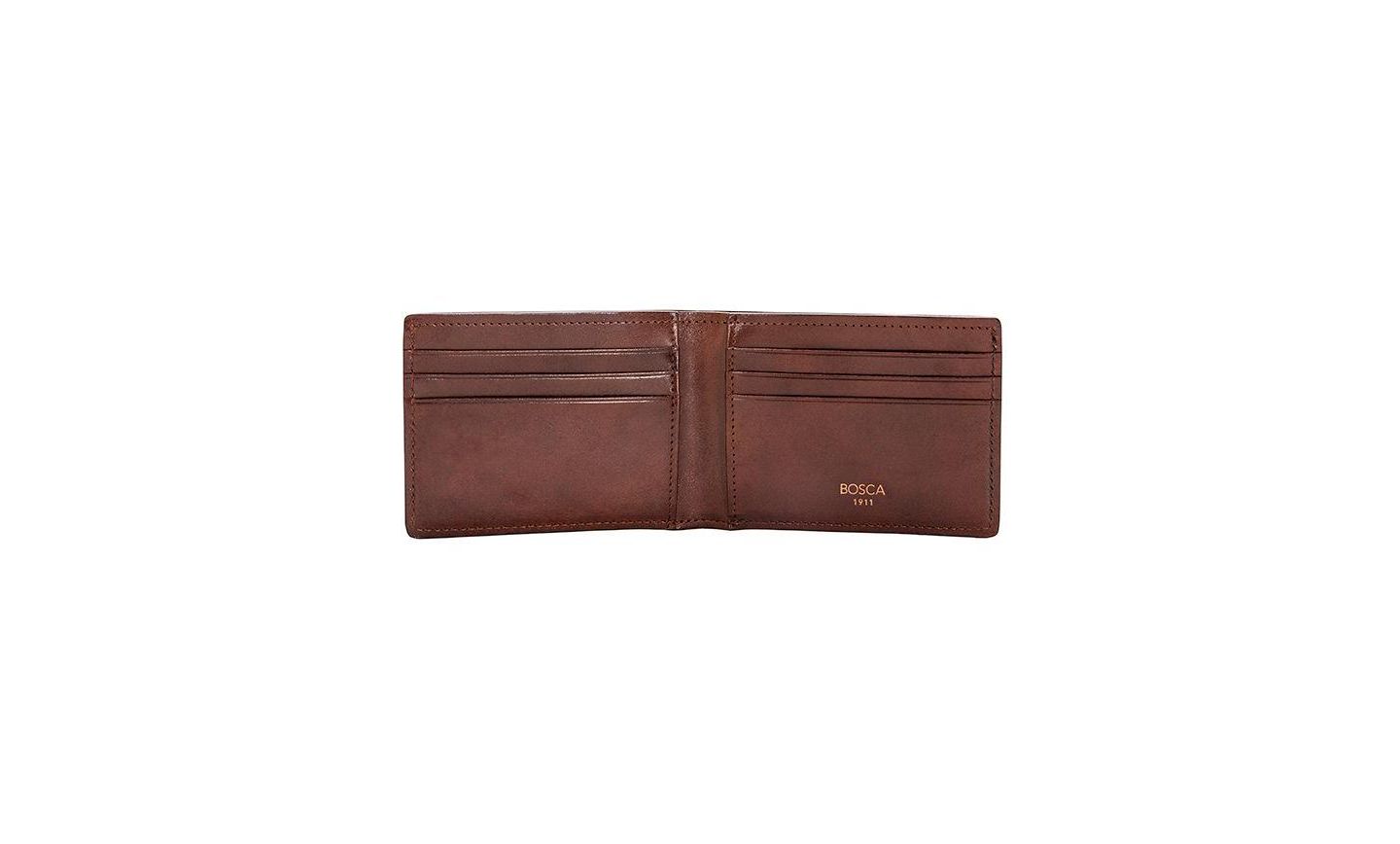Мужской кошелёк Bosca Dolce Small Bifold Wallet, цвет: Коричневый — фото 7