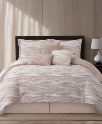Asava Textured 7-Piece Comforter Set, King