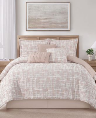 Yllena Geometric 7-Piece Comforter Set, King