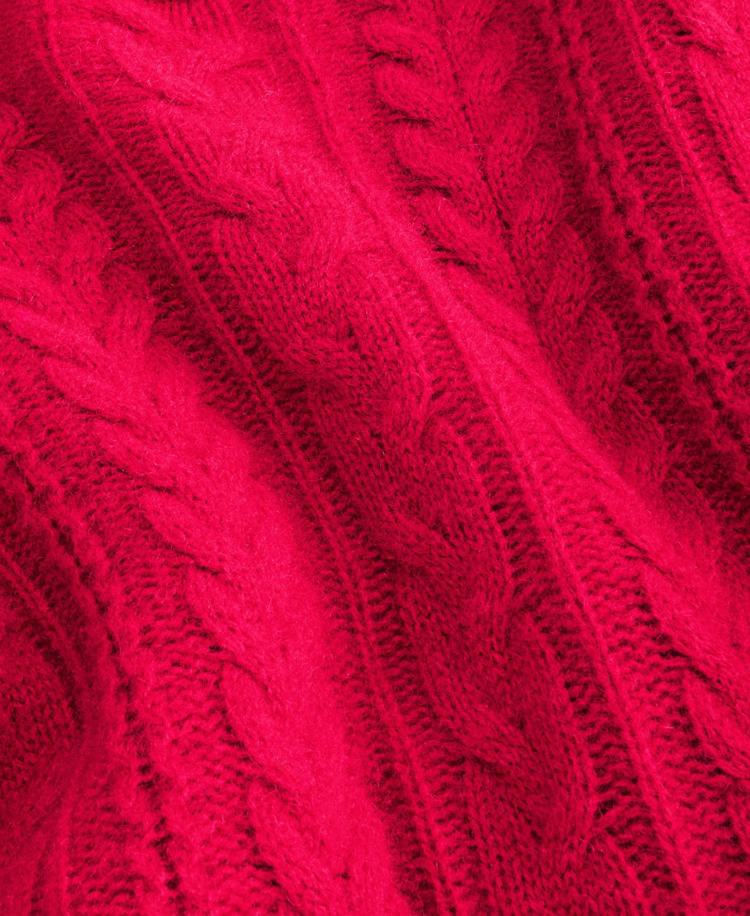 Women's 100% Cashmere Cable-Knit Funnel-Neck Pullover Sweater
