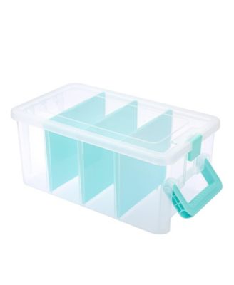 Plastic Storage Box with Adjustable Dividers
