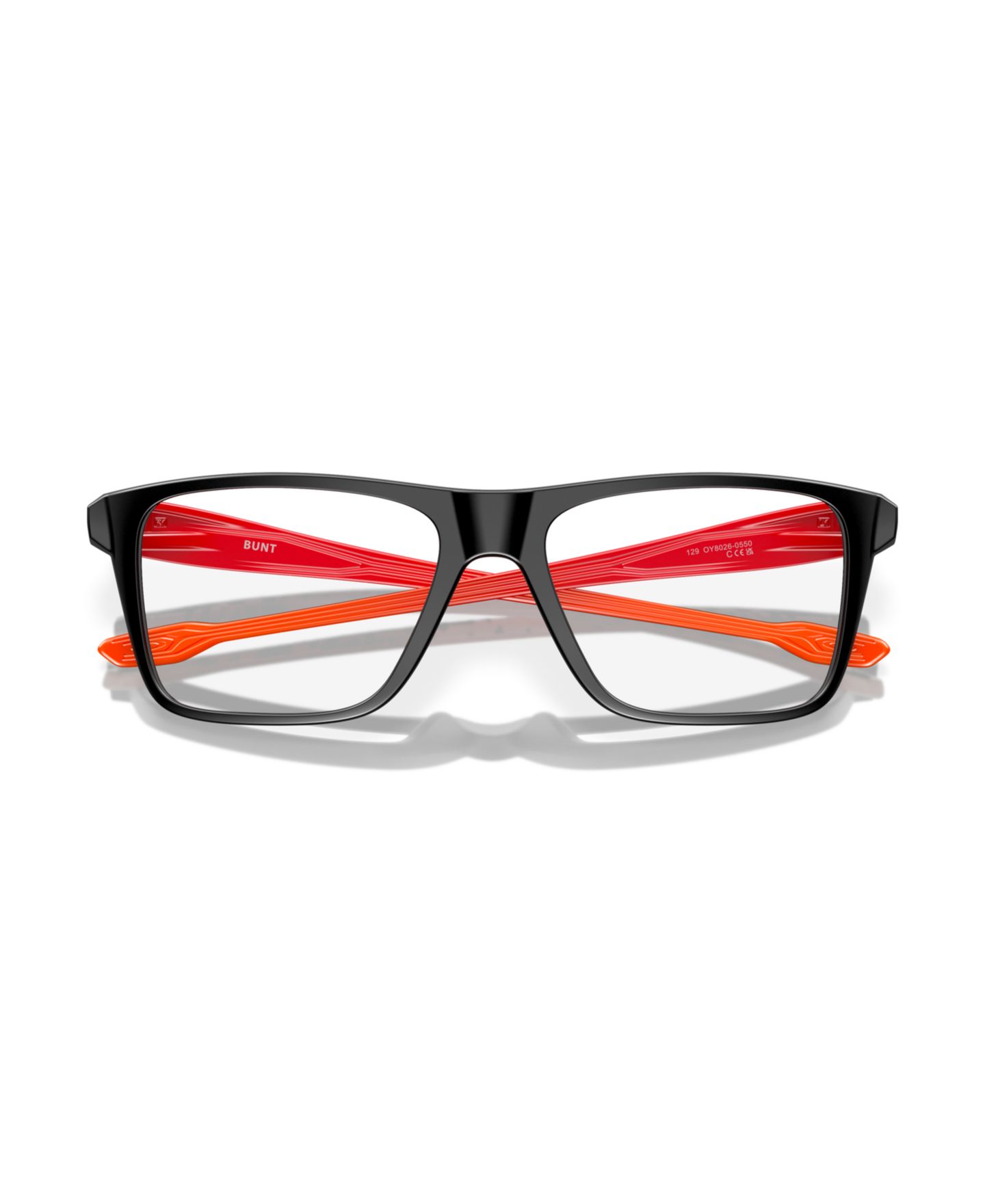 Детские очки Oakley Rectangle Plastic OY8026 Bunt Eyeglasses(Ages 07-10), цвет: Матовый чёрный — фото 5