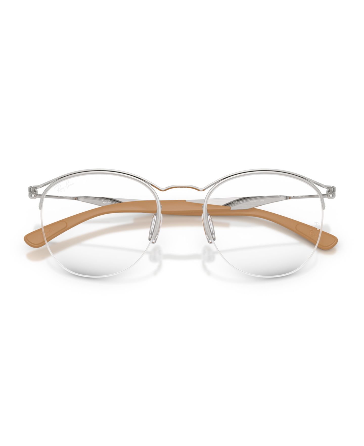 Очки Ray-Ban Unisex Eyeglasses, RB7553, цвет: Серебряный — фото 5