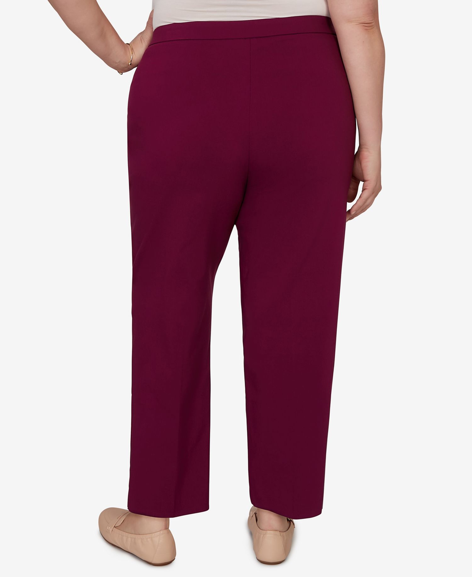 Plus Size Colored Allure Stretch Pants