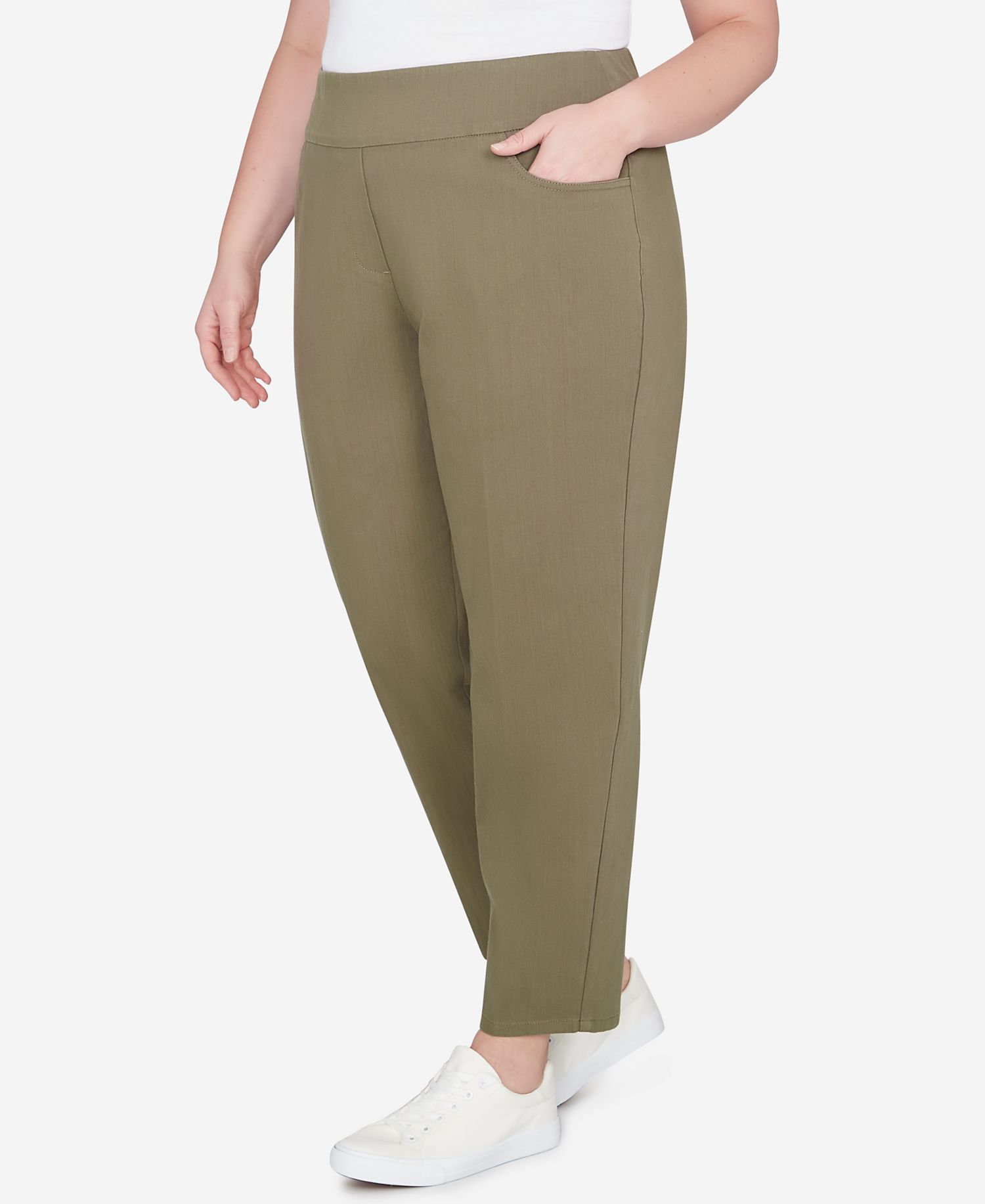 Plus Size Super Stretch Pull-On Pants