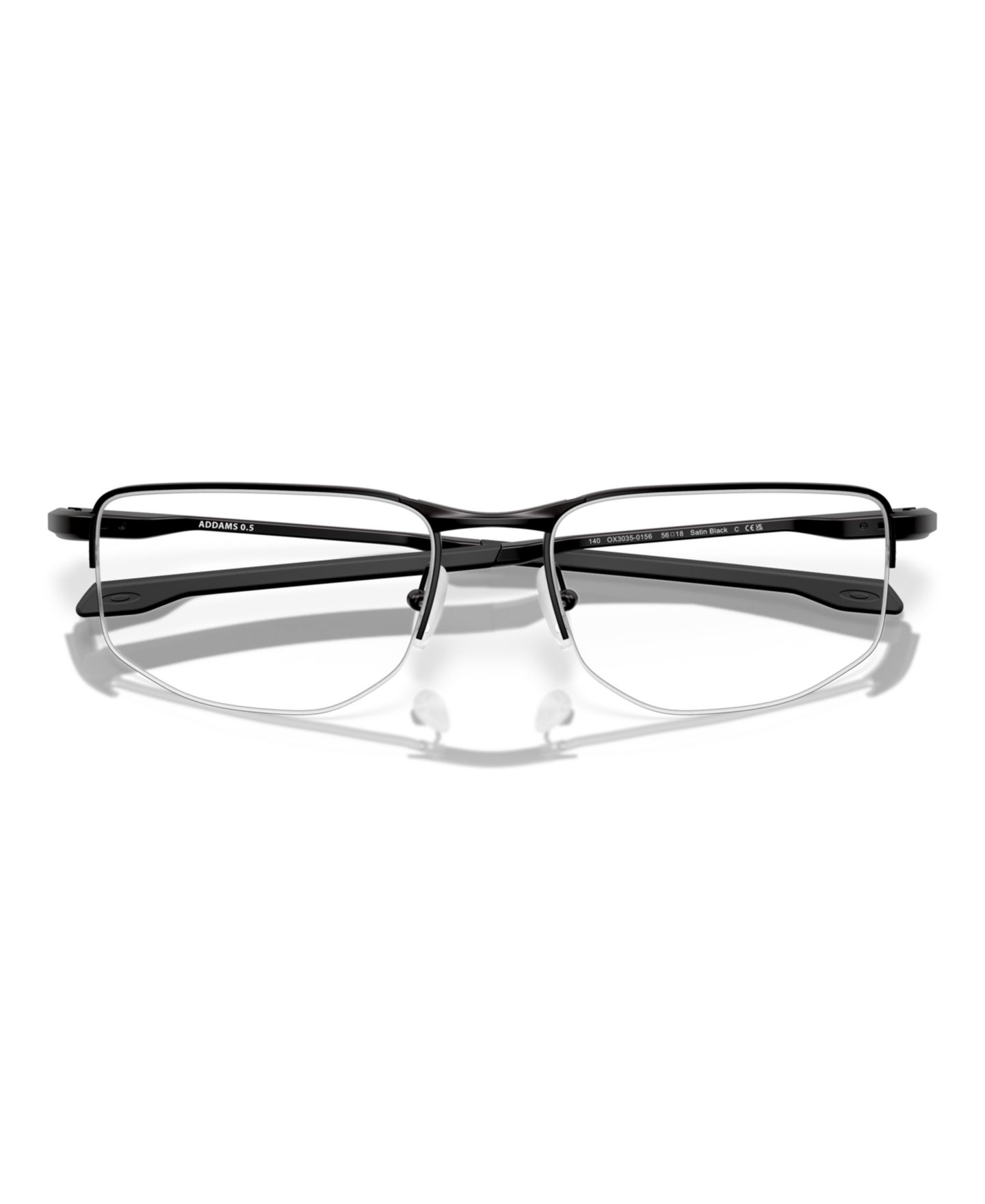 Мужские очки Oakley Addams 0.5 Eyeglasses, OX3035, цвет: Атласный чёрный — фото 6