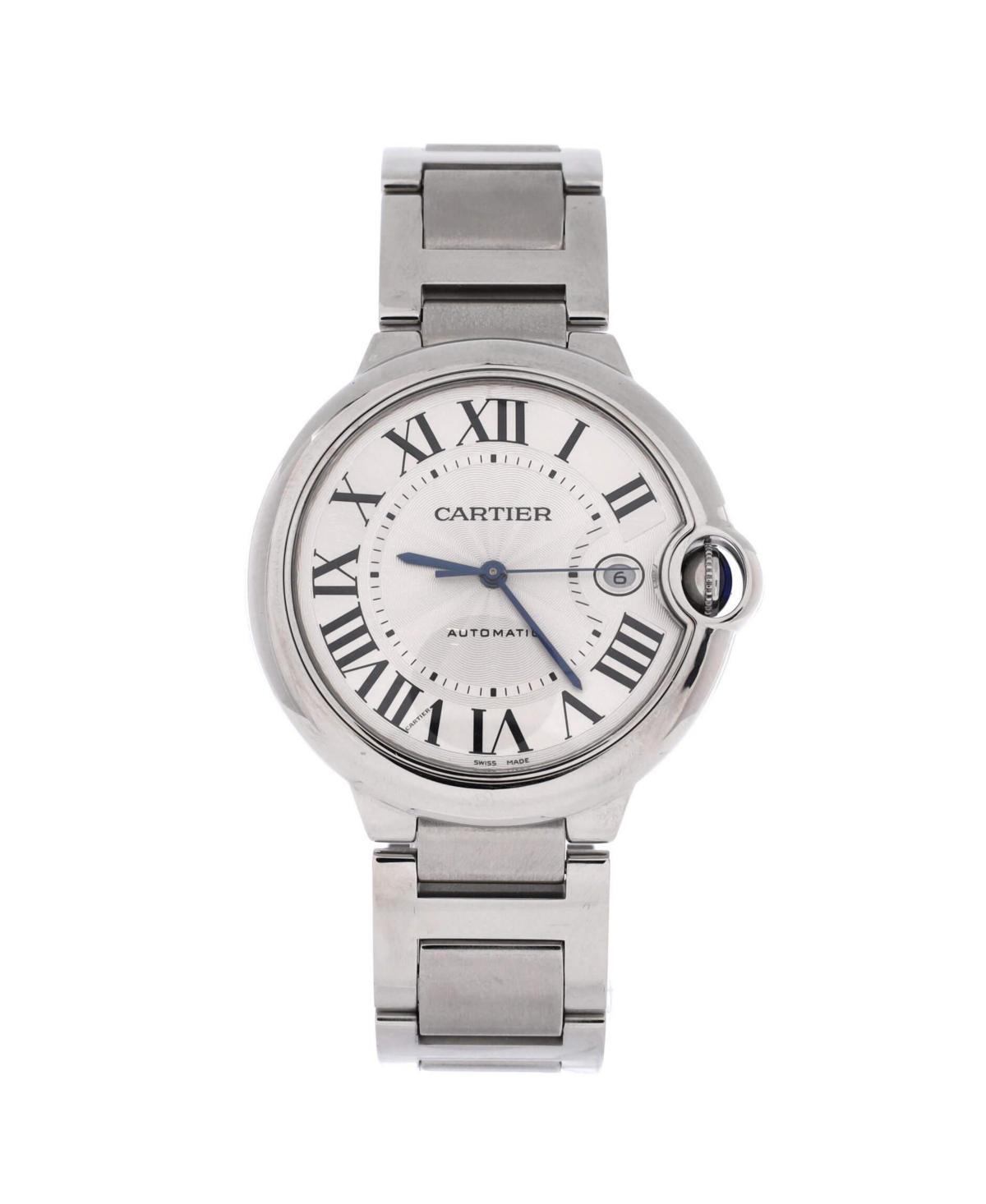Pre-Owned Cartier Ballon Bleu de Cartier Automatic Watch in Stainless Steel 42mm