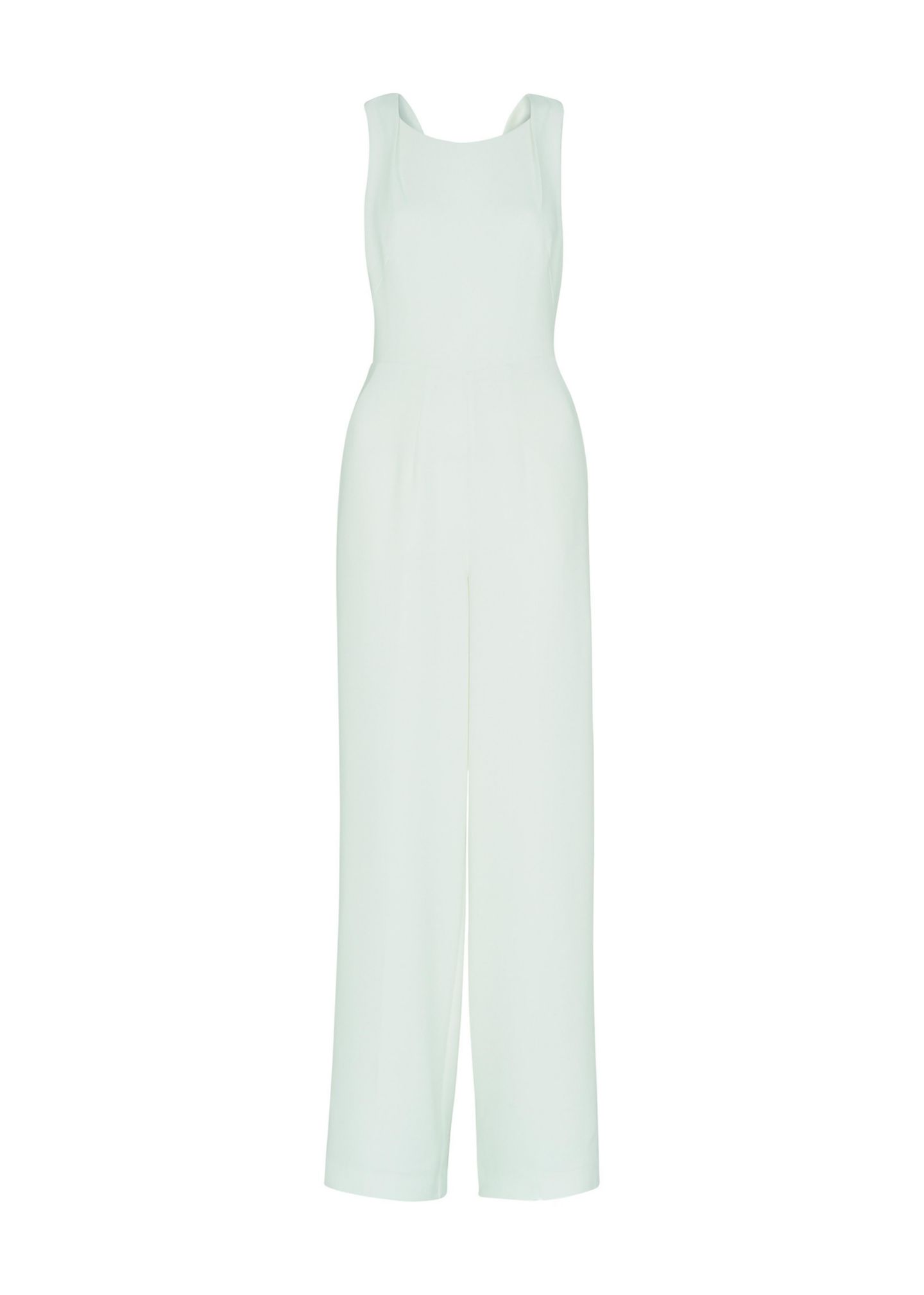 Женский комбинезон Whistles Tie Back Wide Leg Bridal Jumpsuit, цвет: Слоновая кость — фото 2