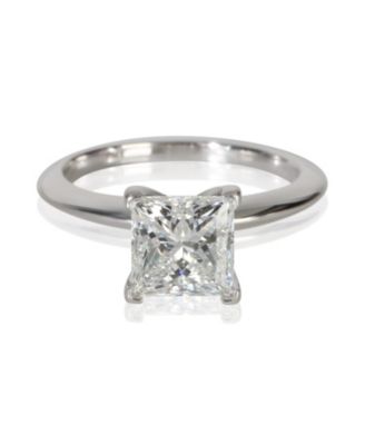 1.56 ct Princess Diamond Engagement Ring
