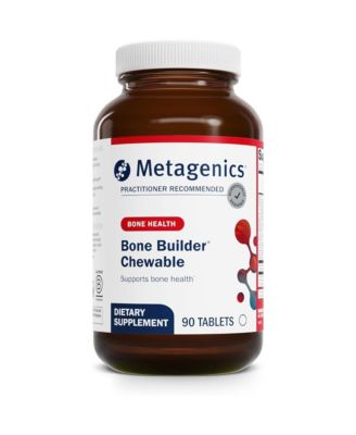 Bone Builder Chewable Supplement  Calcium, Vitamin D and Magnesium for Bone Strength and Teeth Health  90 Chewable Tablets