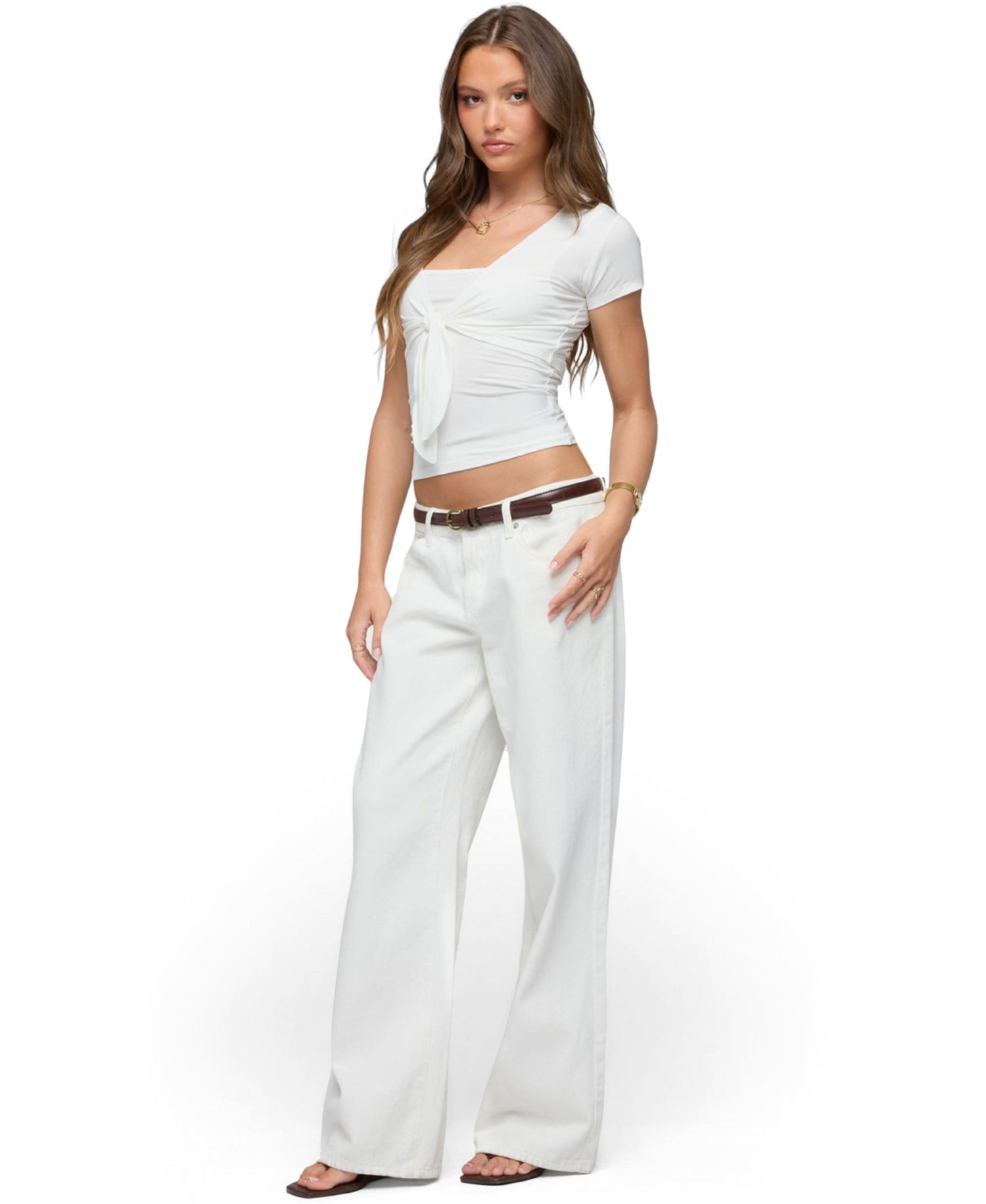 Women's Malka Two Piece Tie Front Top
