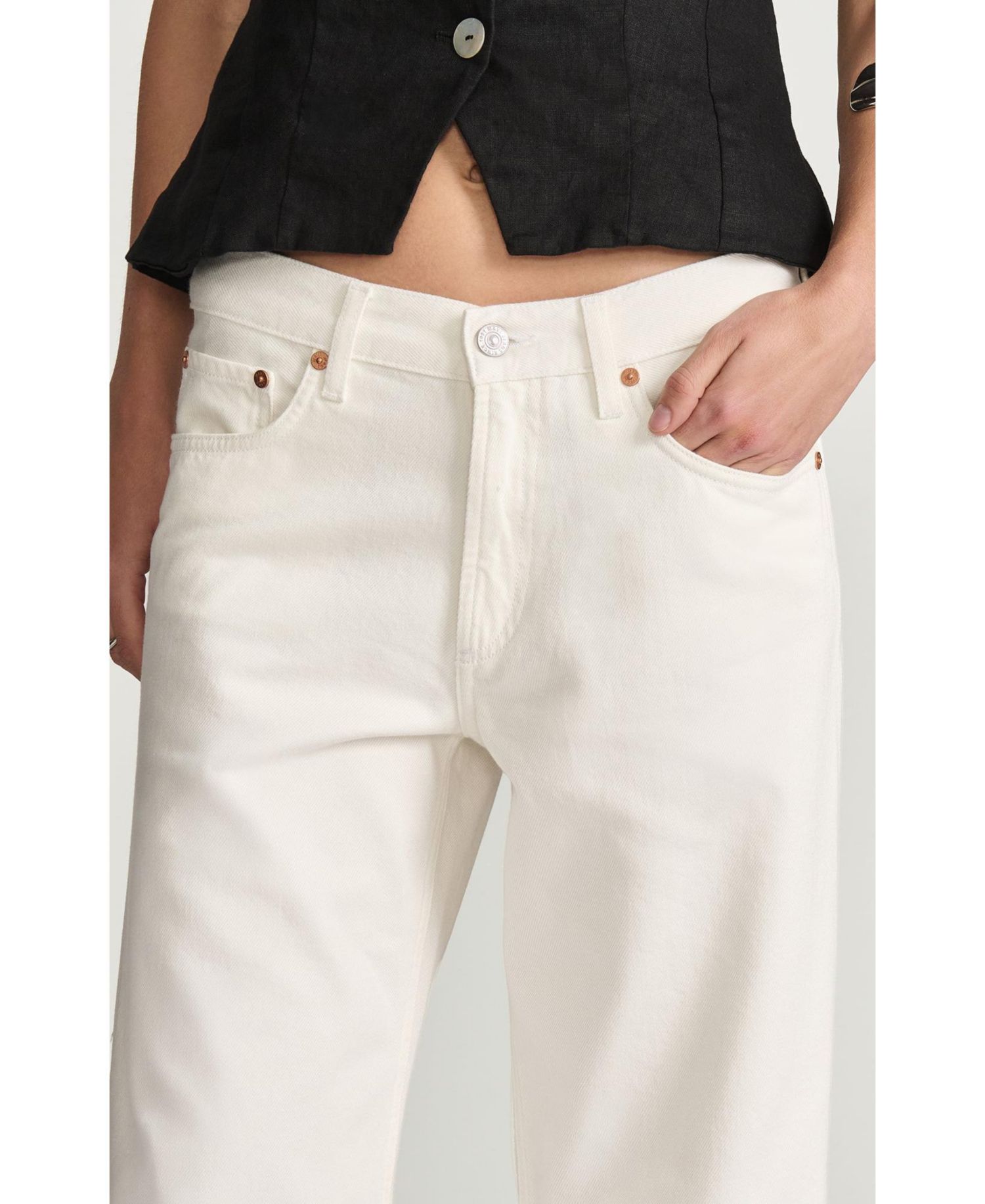 Women's Sandy Low Rise Wide Leg Jeans
