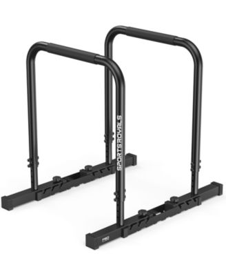 Adjustable Dip Bar Station, Heavy Duty Parallette and Parallel Bars, 400LBS Stable Dip Stands for Home Gym