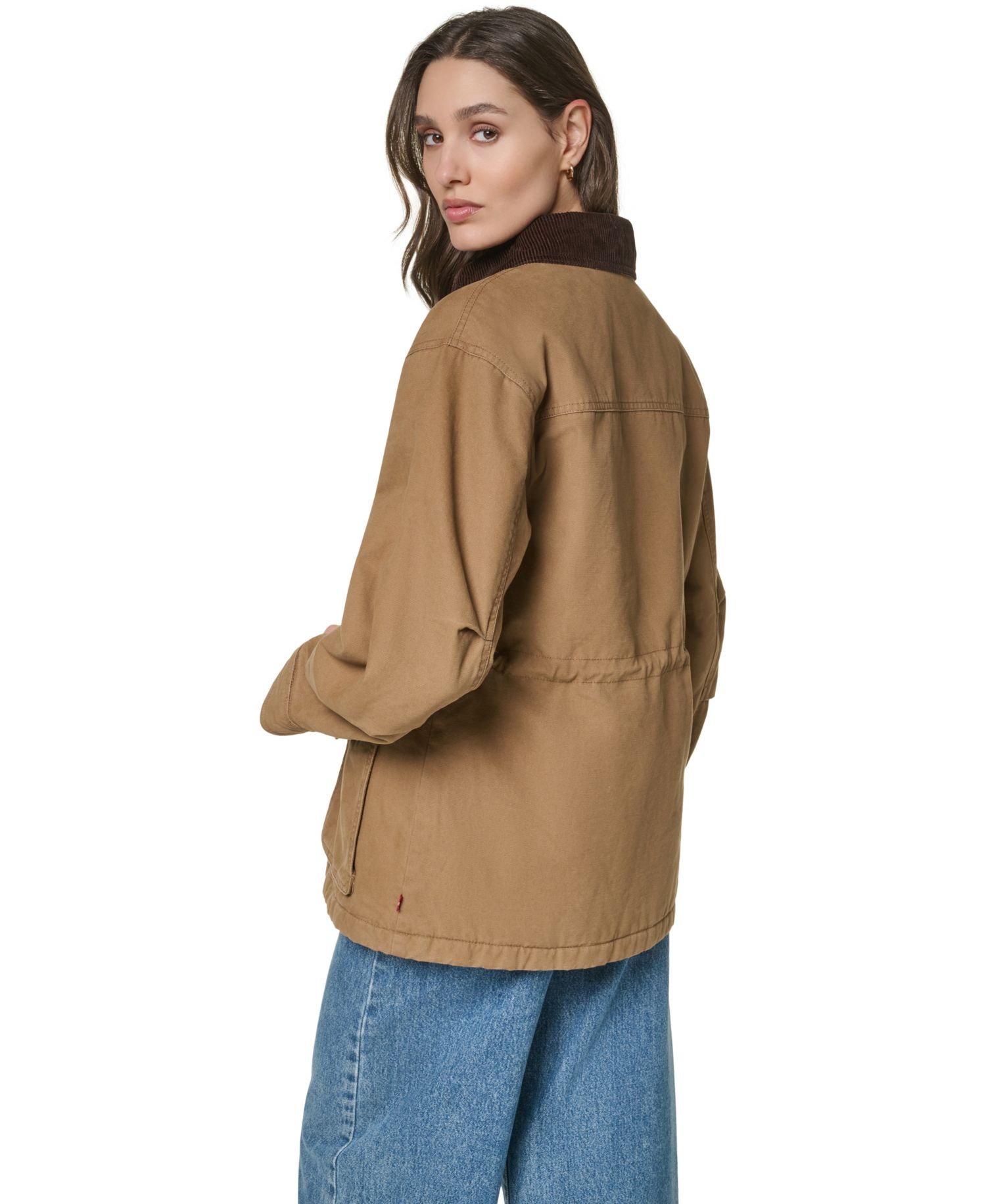 Women's Cinched Waist Barn Jacket