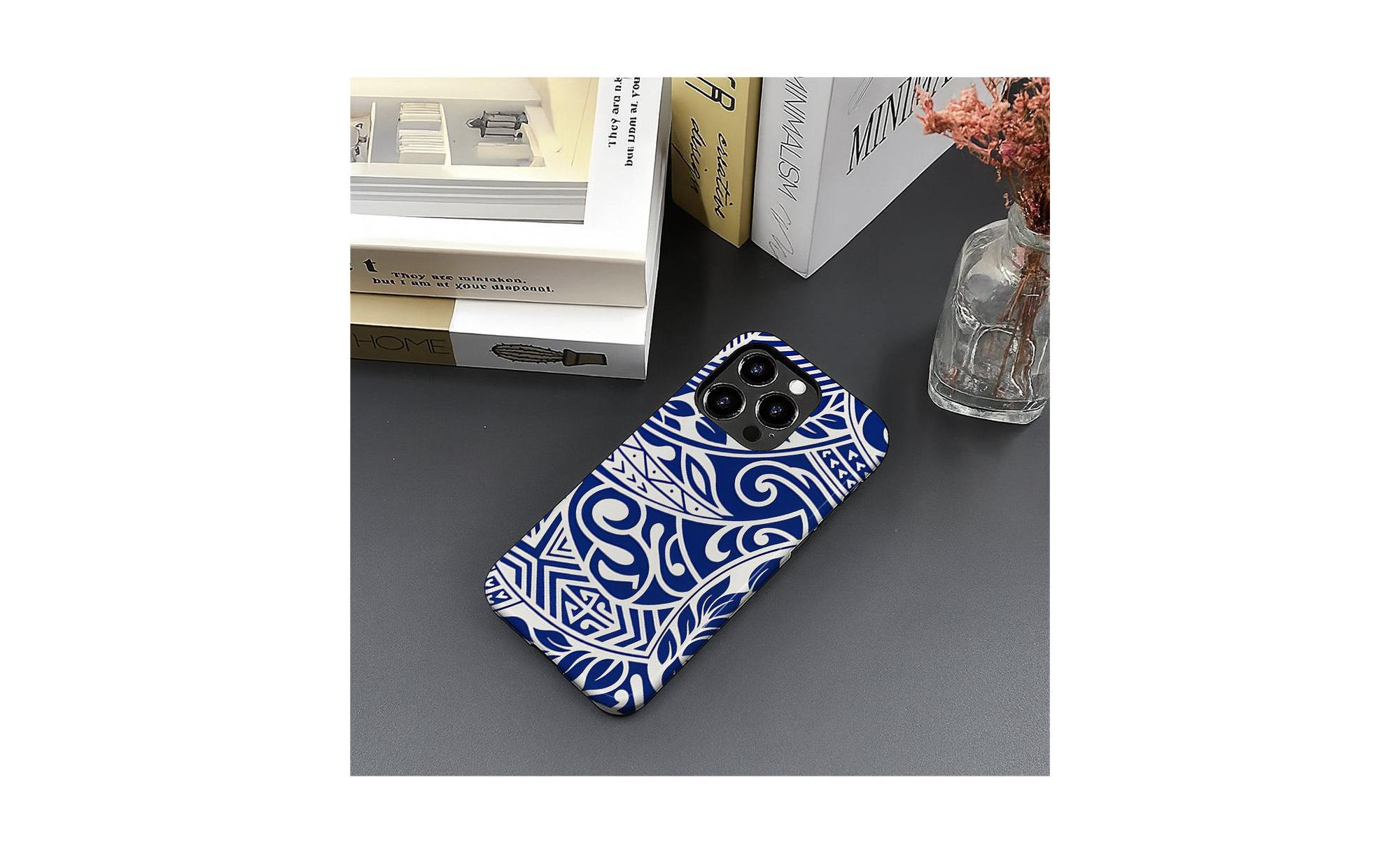 Ocean Tribal Flow Dual-Layer Shockproof Case for iPhone 16 Pro Max — Image 6