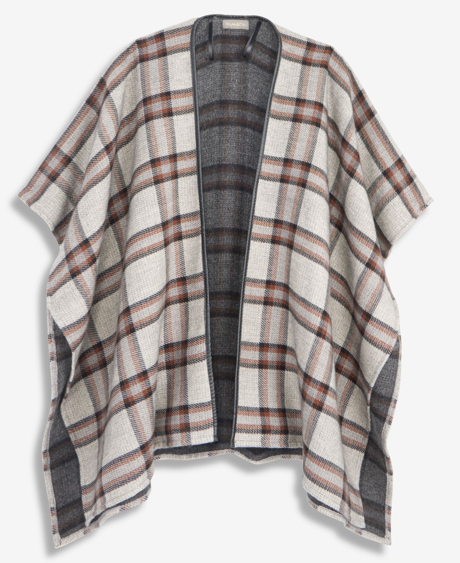 Women's Grid Plaid Topper