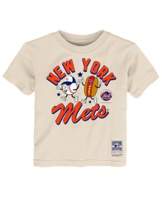 Toddler Natural New York Mets Snack T-Shirt