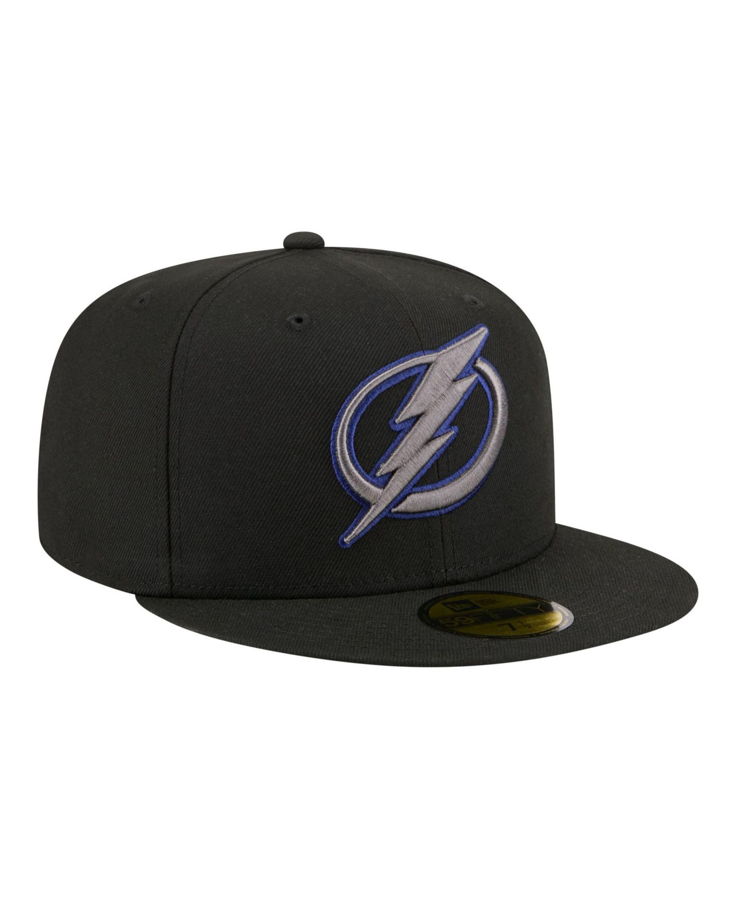 Men's Black Tampa Bay Lightning Color Pop 59FIFTY Fitted Hat
