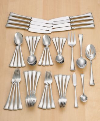 ZWILLING Angelico 18/10 Stainless Steel 45 Pc. Flatware Set