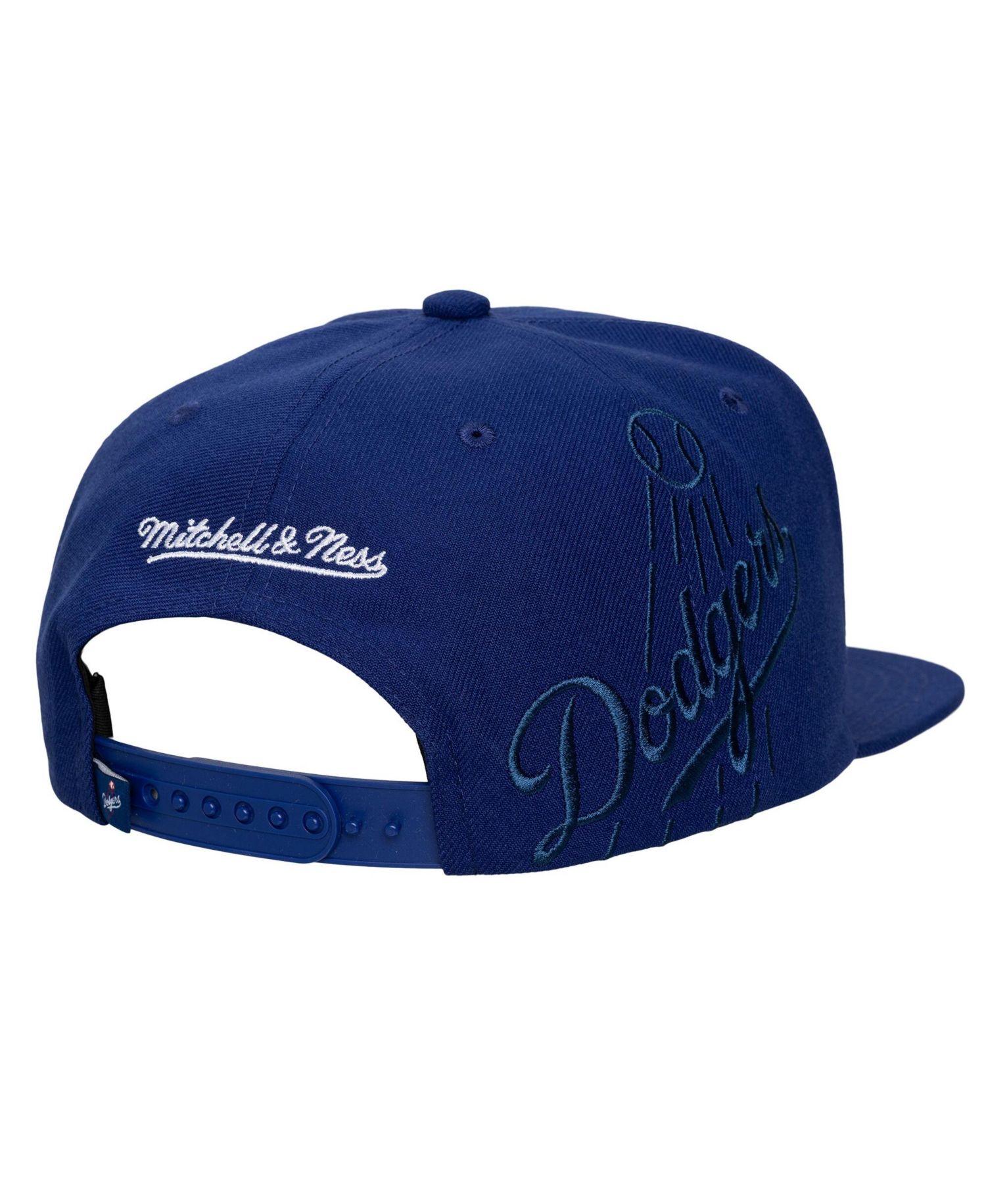 Men's and Women's Royal Los Angeles Dodgers Side Logo Snapback Hat