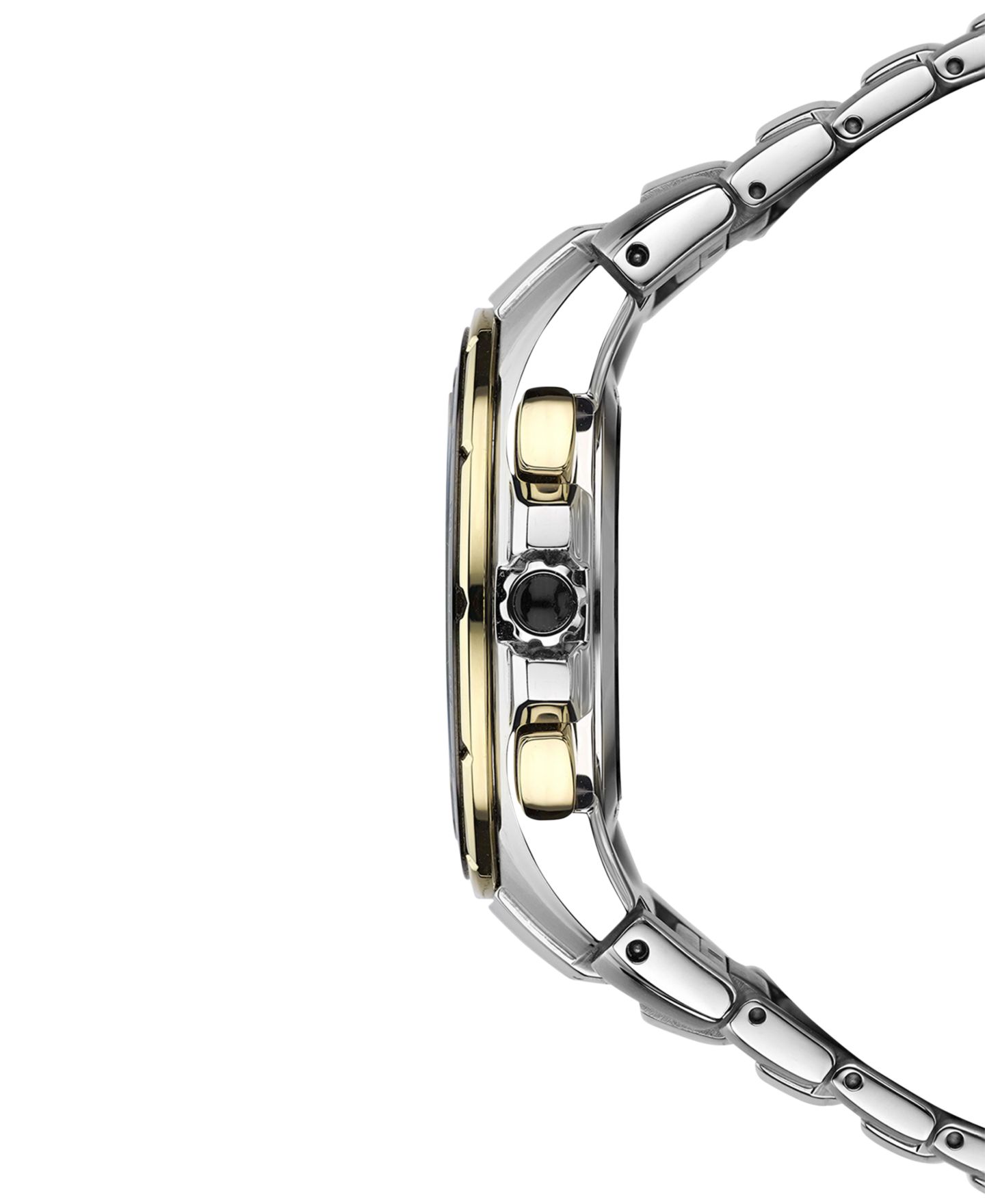 Мужские часы Seiko Coutura Radio Sync Solar Chronograph Two-Tone Stainless Steel Bracelet Watch 45mm SSG010 — фото 2