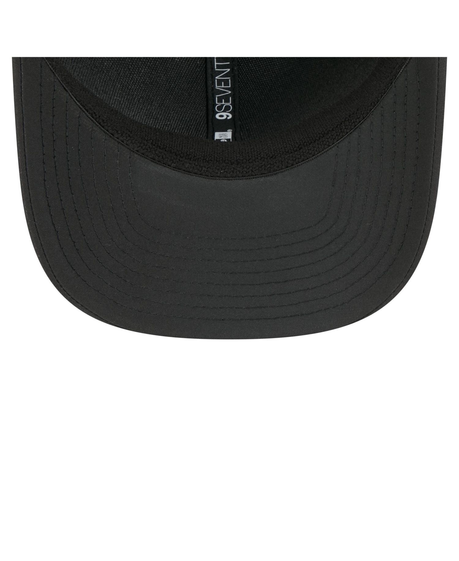 Men's Black New York Rangers Sport Vented 9SEVENTY Rope Adjustable Hat