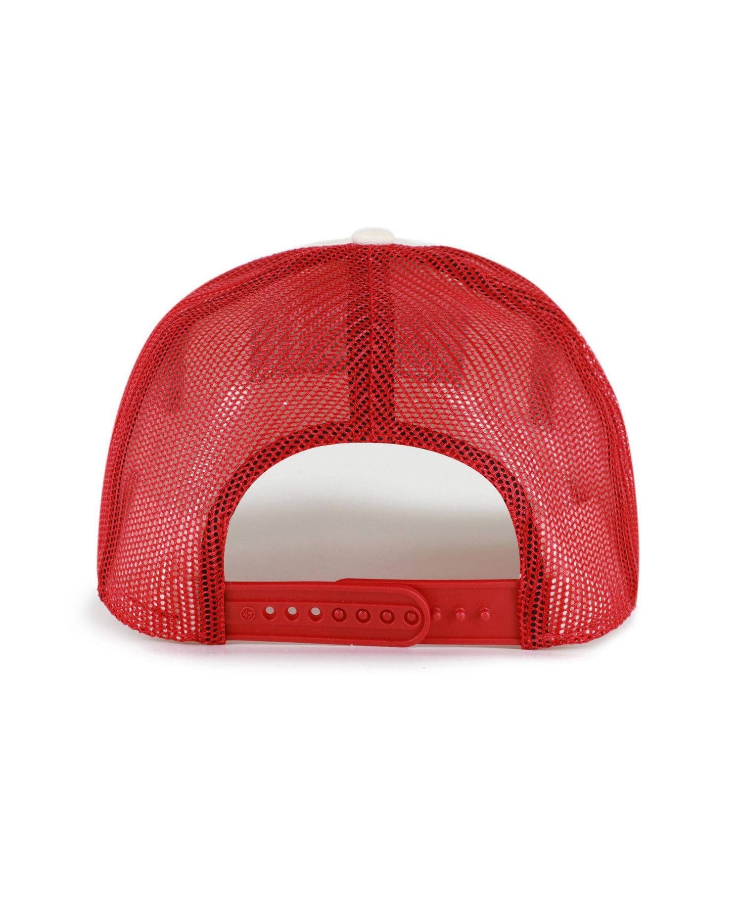 Men's Cream Nebraska Huskers Drawbridge Trucker Adjustable Hat