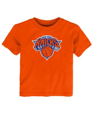 Baby Boys and Girls Orange New York Knicks Primary Logo T-Shirt