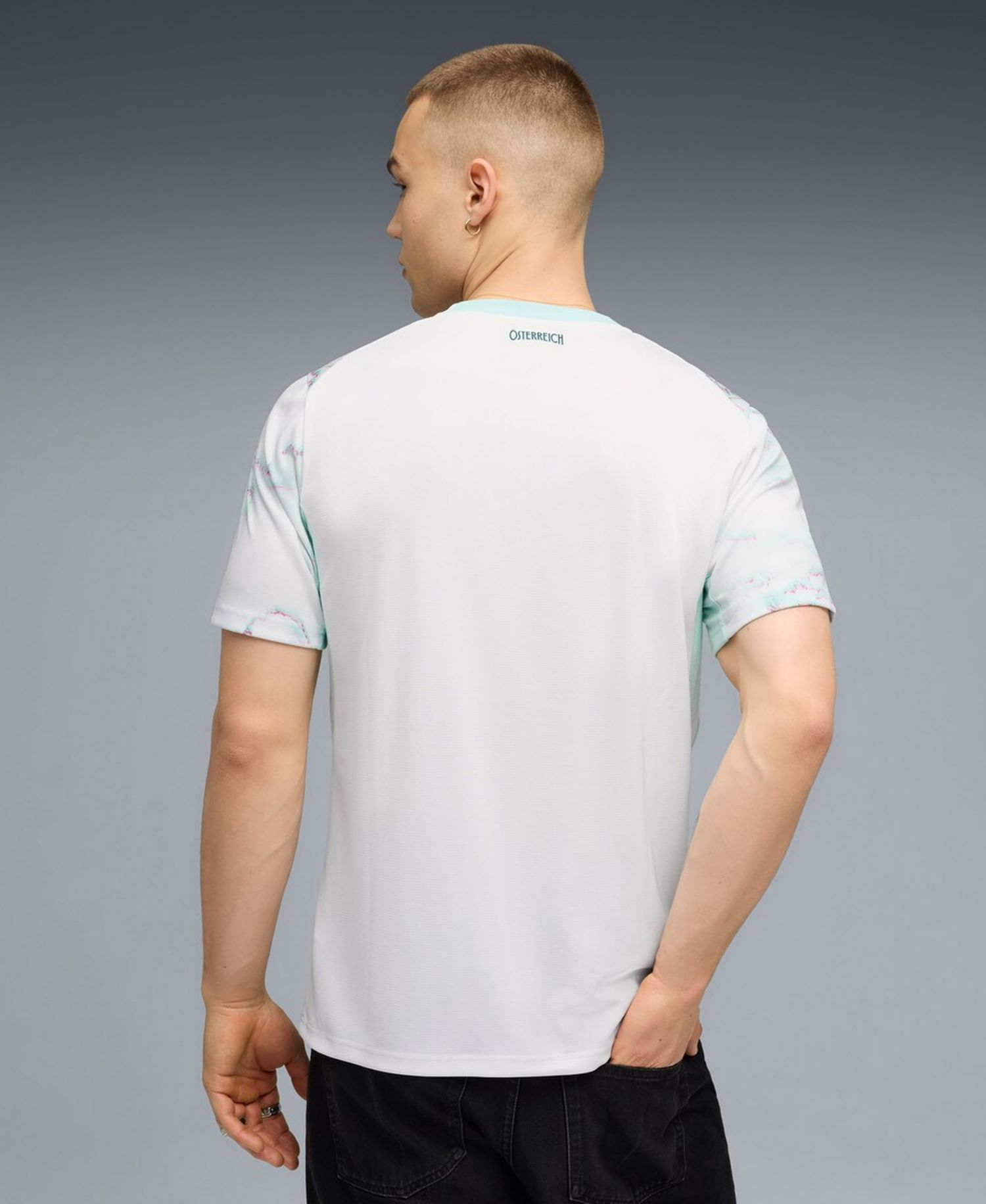 Men's White Austria National Team 2026 Away Replica Jersey