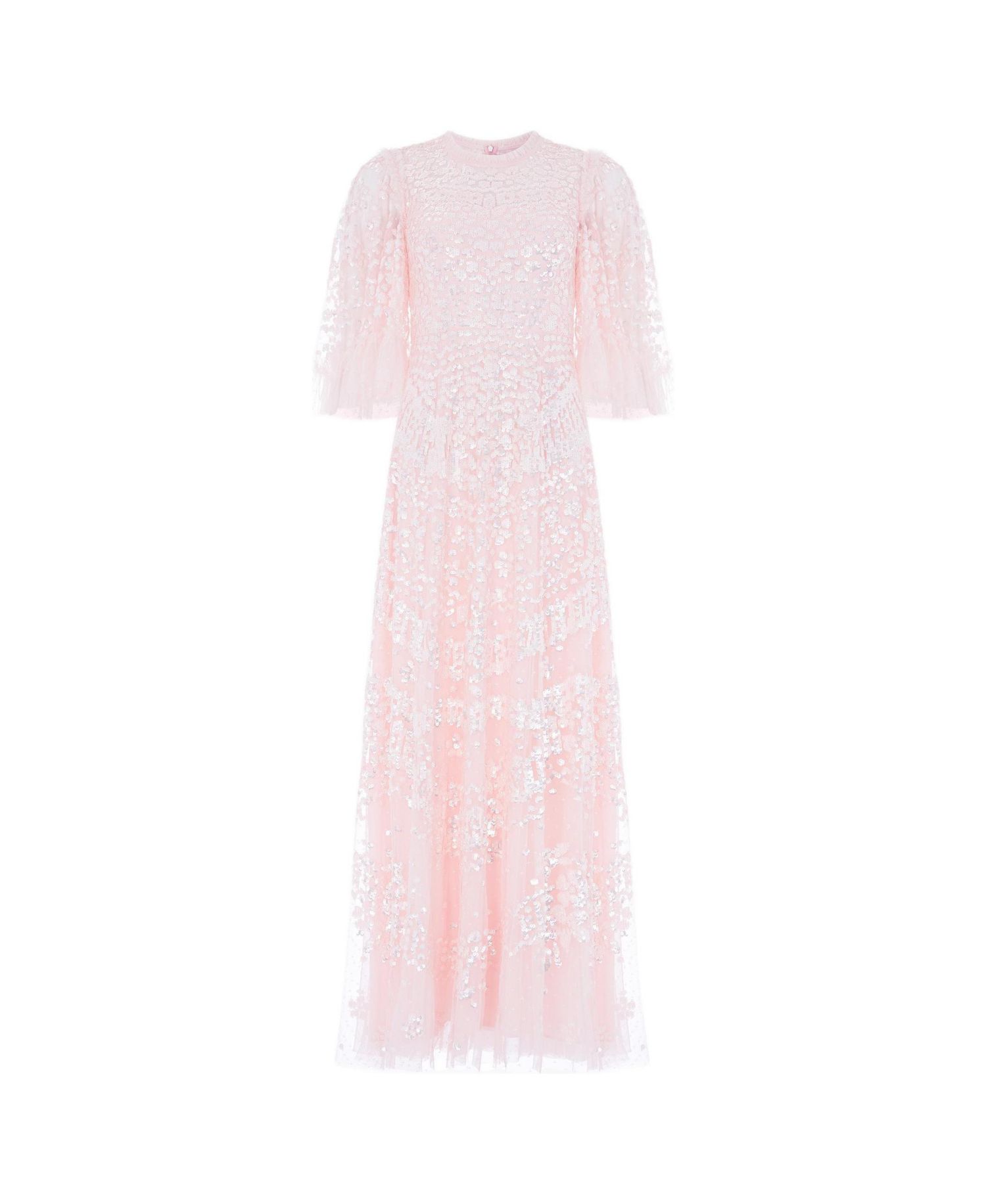 Women's Anais Sequin 3/4 Sleeve Maxi Gown