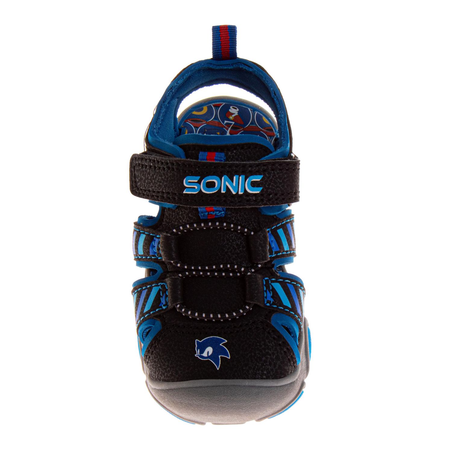 Little Boys Nickelodeon Sega Hook and Loop Sport Sandals with Tails