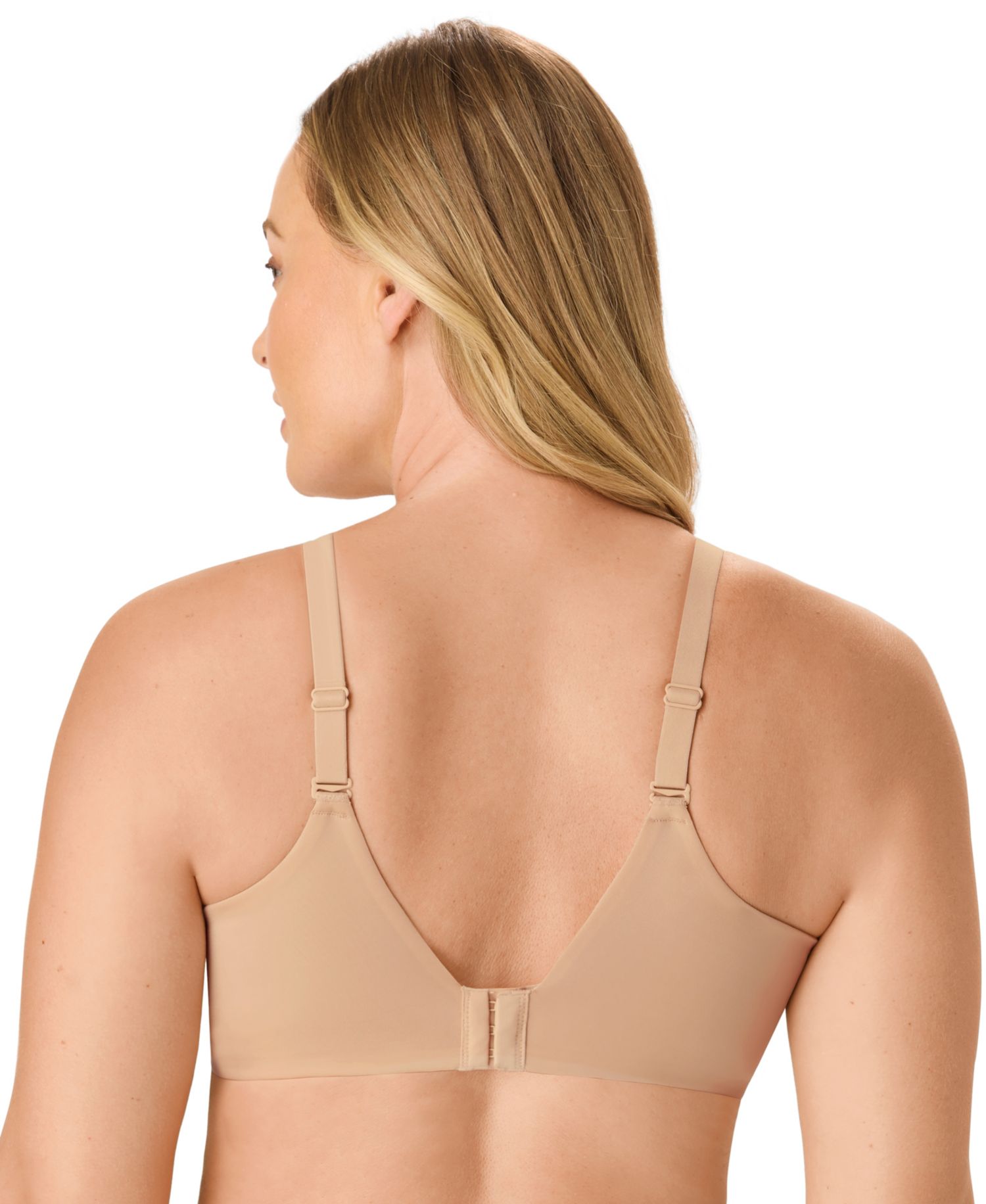 Women's Flawless Fit Wireless Moisture-Wicking Foam Cups Convertible T-Shirt Bra, DF1971