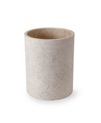 Limestone 9.85" Waste Basket