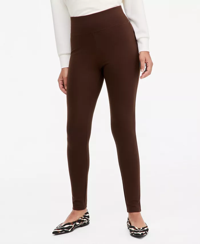 Women's High-Rise Ponte-Knit Leggings - thumbnail 6
