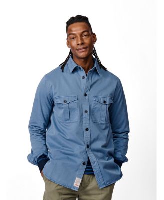 Men's Cole Long Sleeve Twill Overshirt