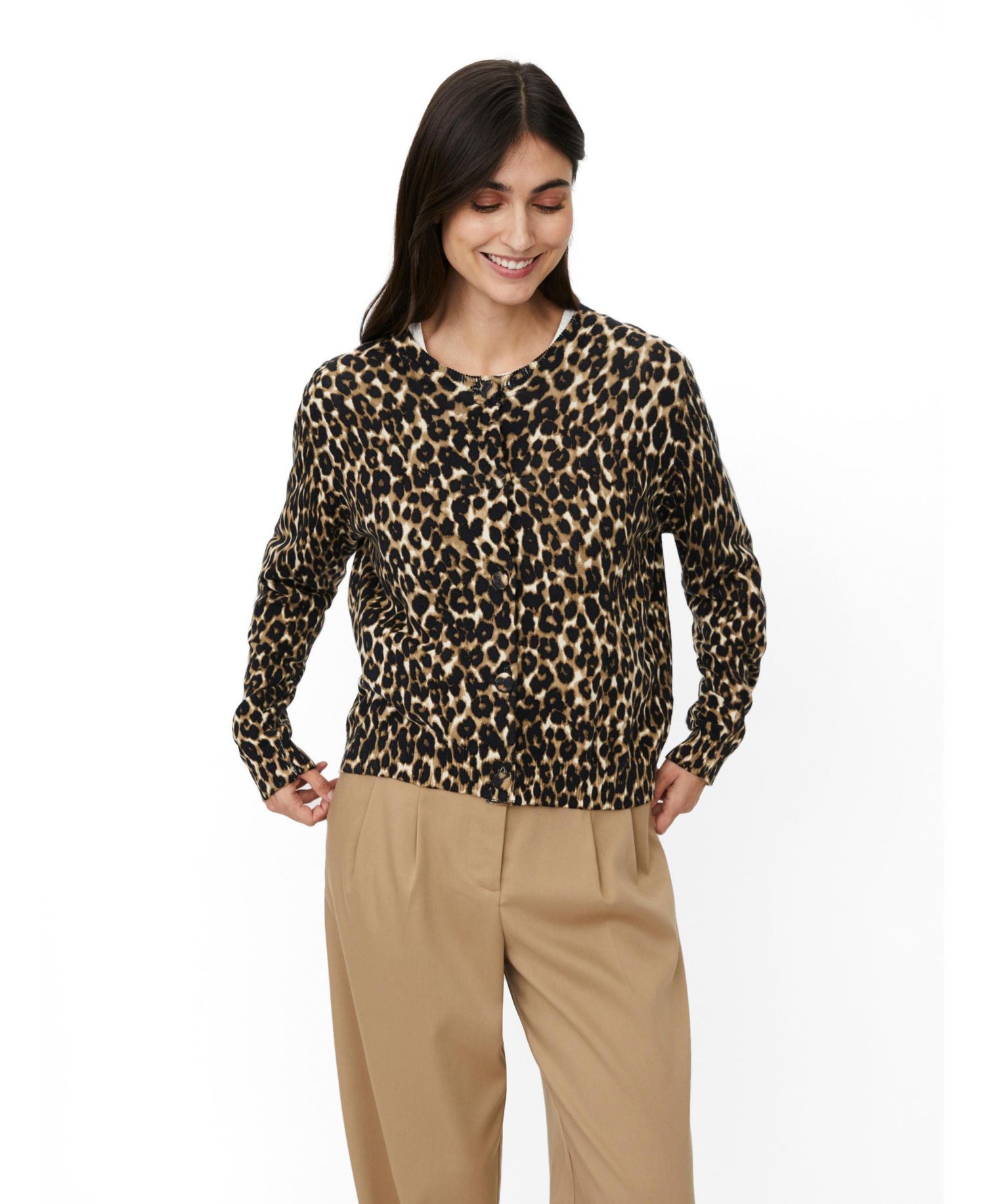 Women's MaLika Leopard Print Cardigan