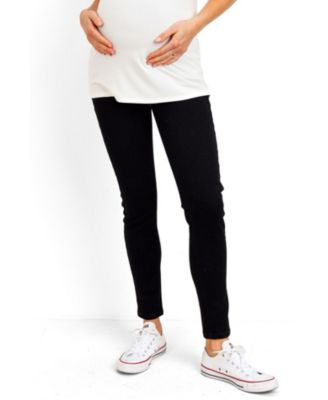 Women's Maternity Over the Belly Skinny Jeans with Pockets