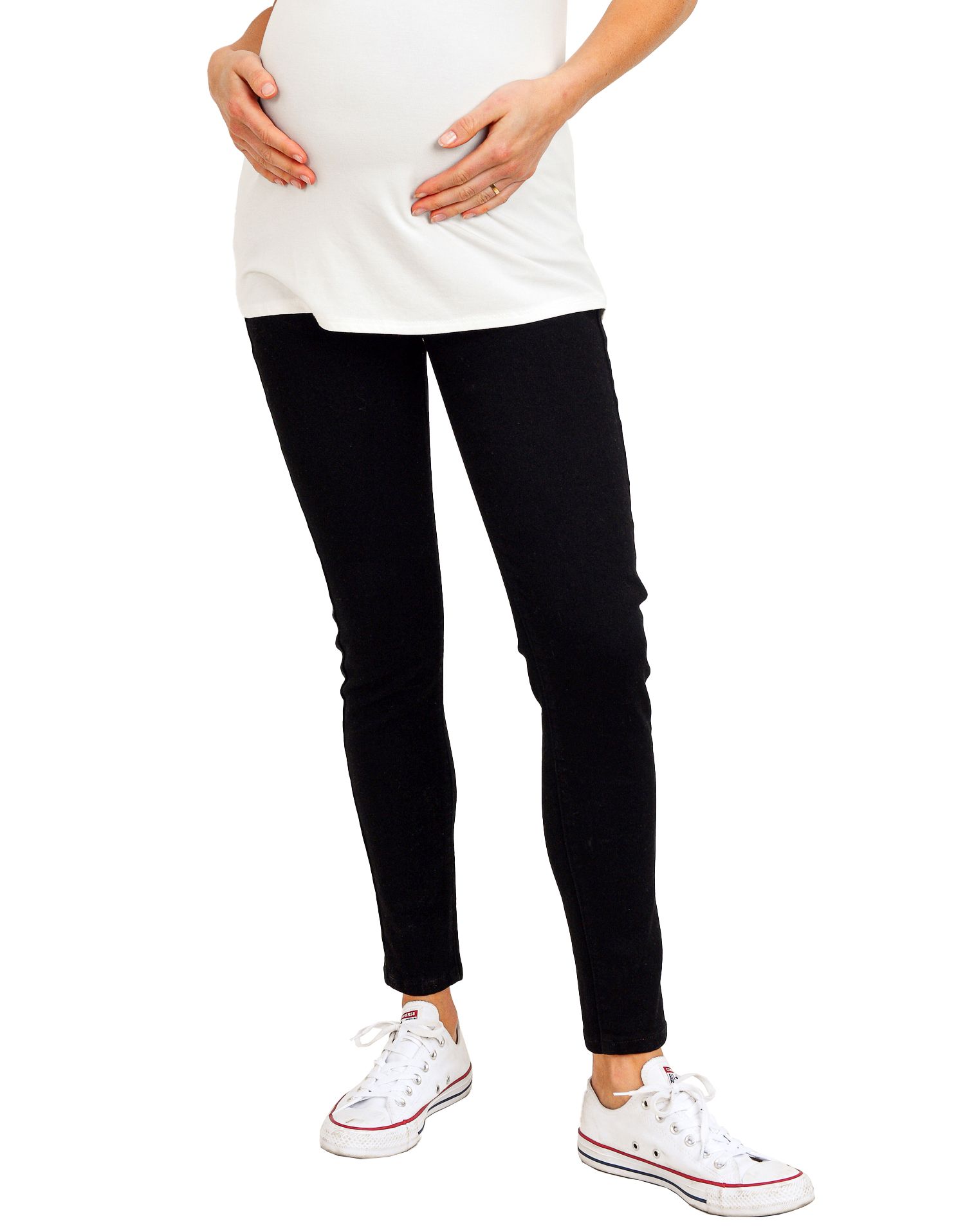Over the Belly Maternity Skinny Jeans with Pockets