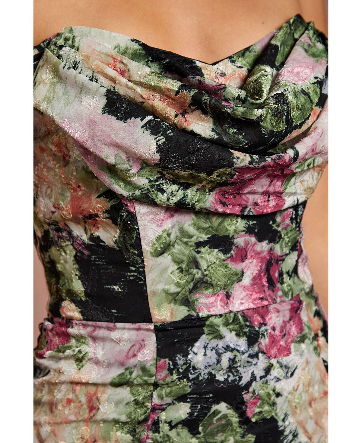 Coast Women's Floral Bardot Maxi Dress view 5 — MAYCSS fashion products