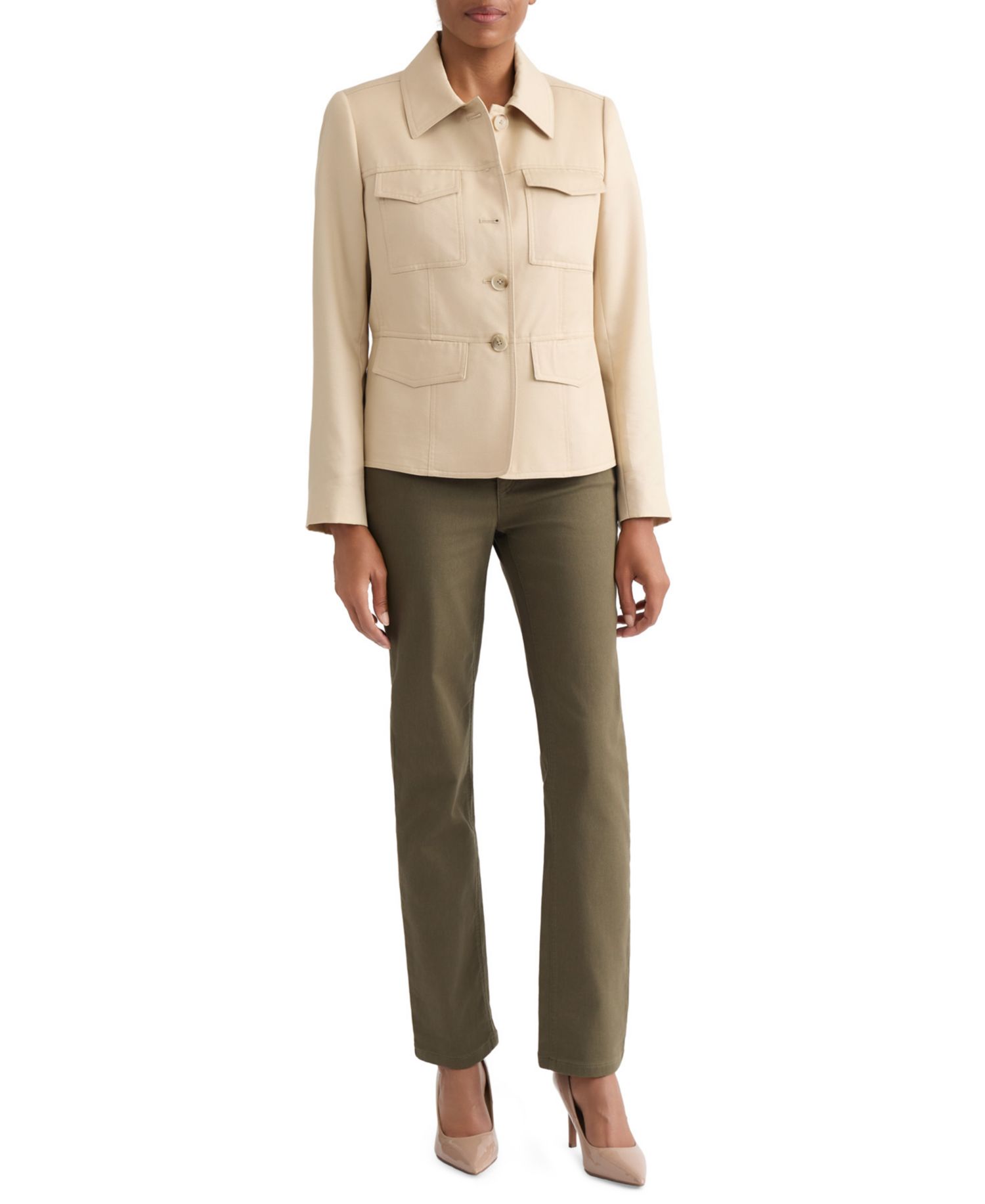 Women's Safari Button-Front Jacket