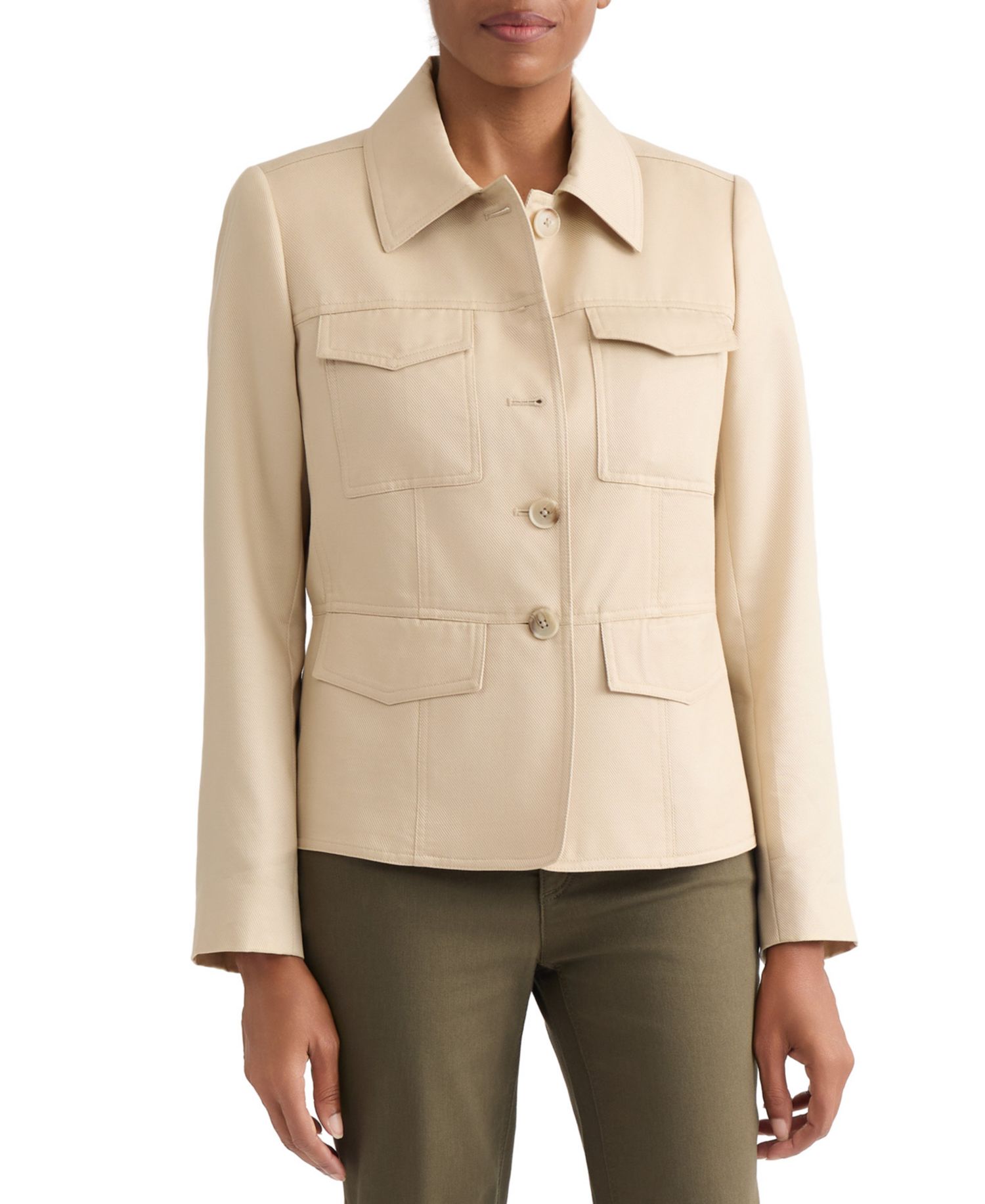 Women's Safari Button-Front Jacket