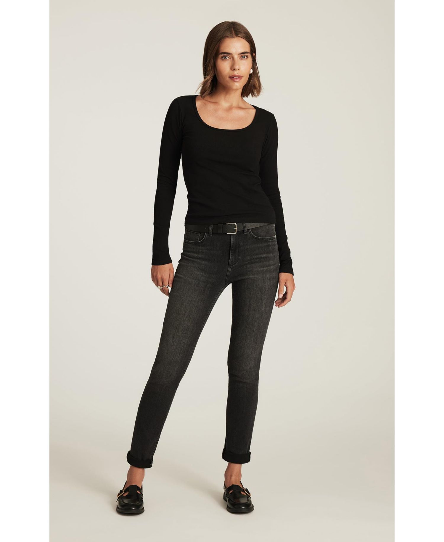 Women's Kathleen Mid Rise Slim Boyfriend Jeans