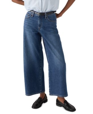 Women's Middy Wide-Leg Ankle Jeans