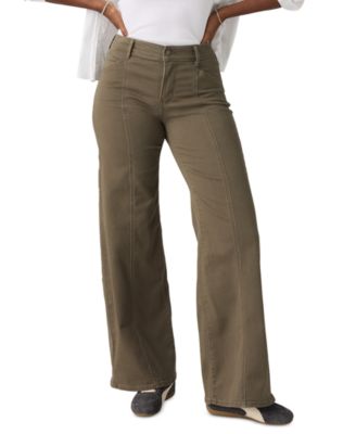 Women's 318 Seamed Wide-Leg Jeans