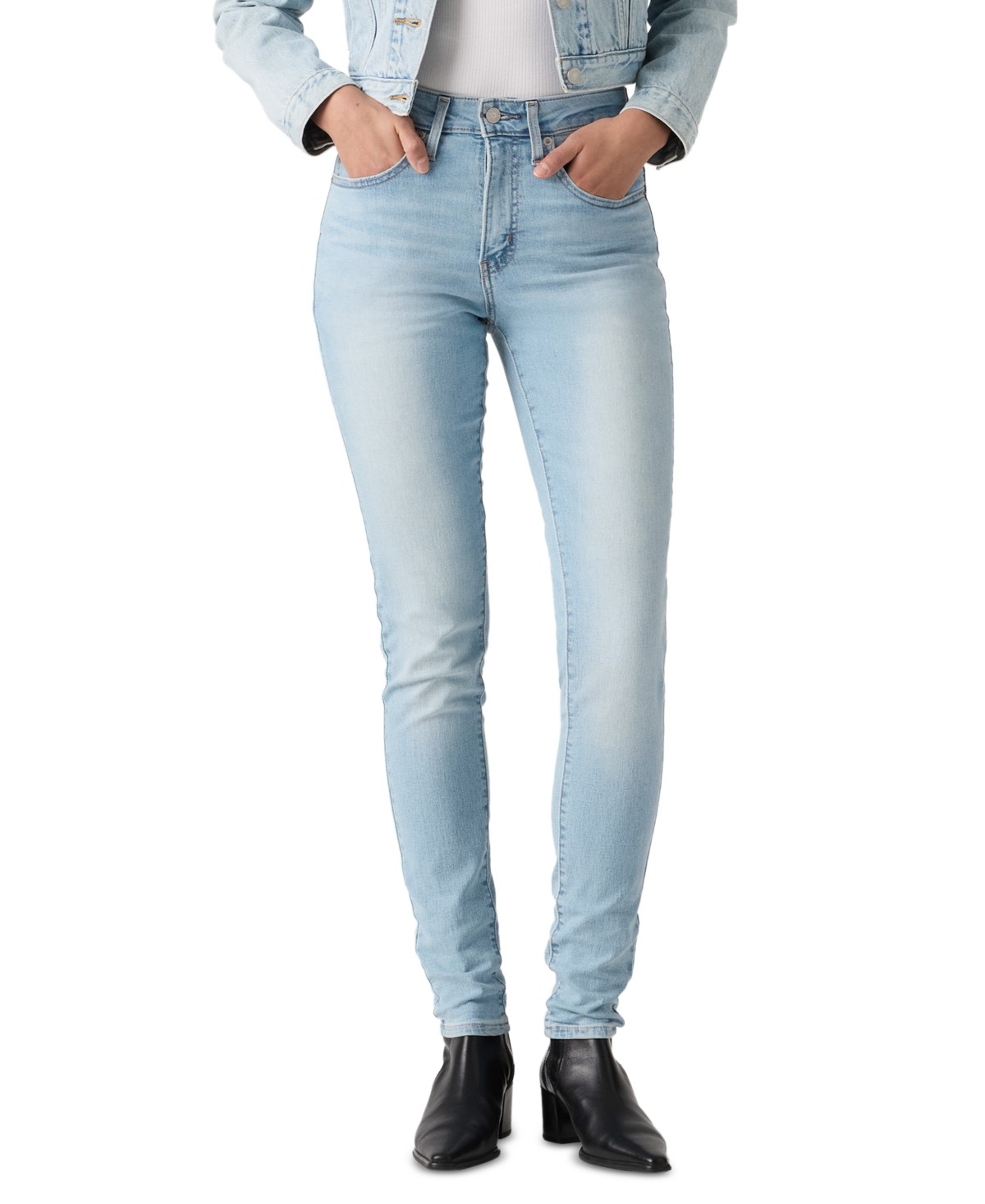Женские джинсы Levi's Women's 721 High-Rise Stretch Skinny Jeans — фото 1
