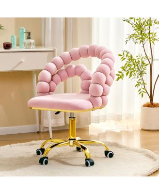 Velvet Swivel Vanity Chair