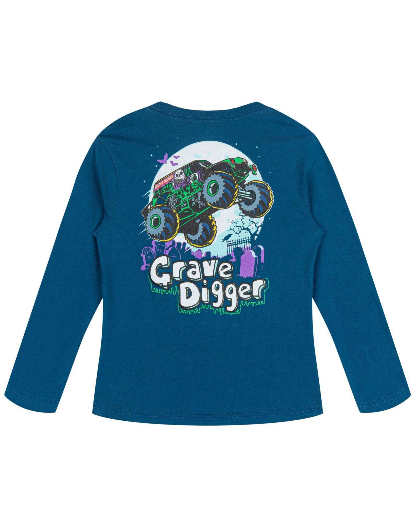 Футболки Monster Jam Long Sleeve T-Shirt 2-Pack для мальчиков-малышей, цвет: Шалфейный синий — фото 3