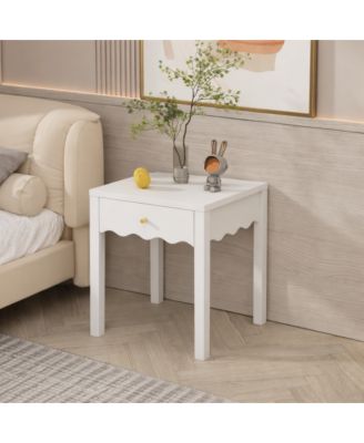 16.7"W 1-Drawer Nightstand